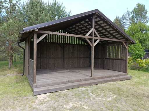 Tonnelle de jardin 4x5m — Pratique, durable et parfaite pour un abri extérieur