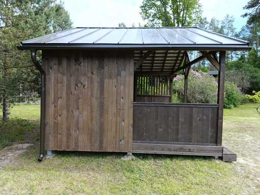 Tonnelle de jardin 4x5m — Pratique, durable et parfaite pour un abri extérieur