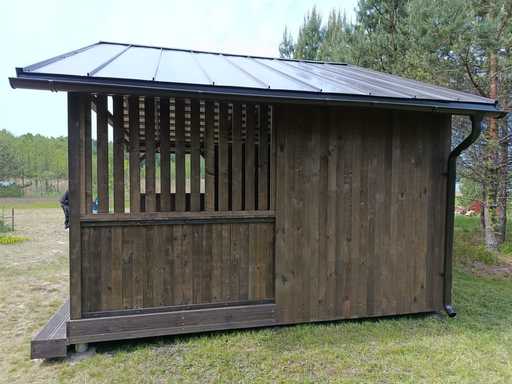 Tonnelle de jardin 4x5m — Pratique, durable et parfaite pour un abri extérieur