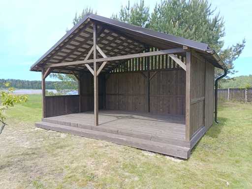 Tonnelle de jardin 4x5m — Pratique, durable et parfaite pour un abri extérieur - garden gazebo pergola
