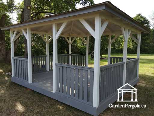 Gloriette classique 4m x 4,5m