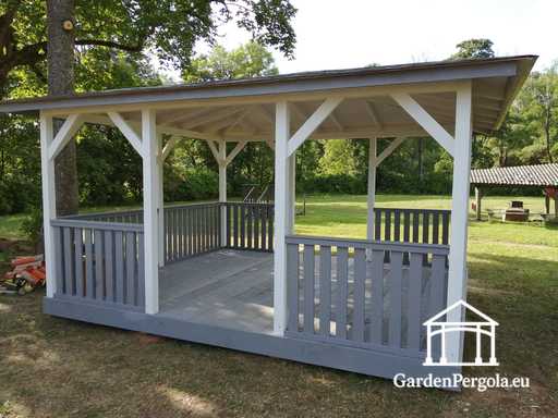 Gloriette classique 4m x 4,5m