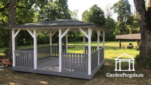Gloriette classique 4m x 4,5m