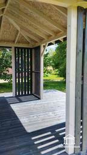 Gazebo en bois 3x4 m