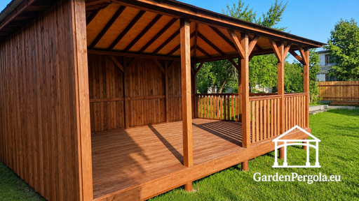 Gazebo de Jardin en Bois 4x6 m