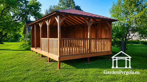 Gazebo de Jardin en Bois 4x6 m