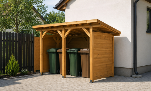 Pourquoi un abri en bois pour poubelles est un ajout intelligent à votre jardin