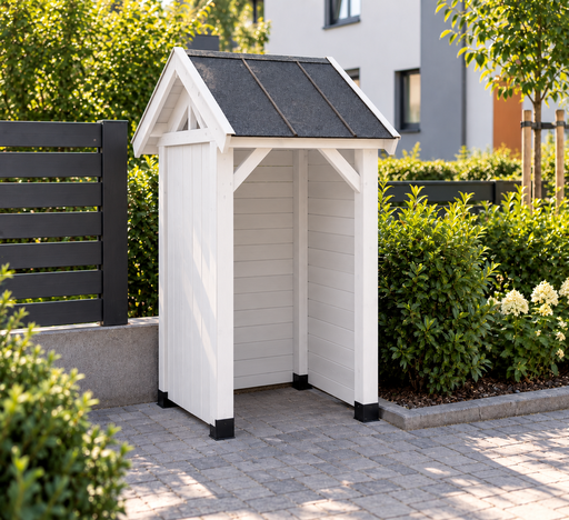 Abri à poubelles en bois 1,3 × 1,3 m - garden gazebo pergola