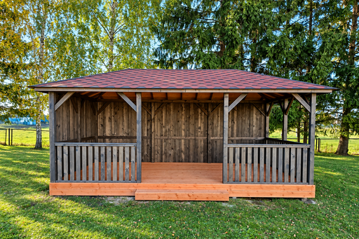 Tonnelle de jardin en bois 3x6 m - garden gazebo pergola