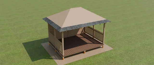 Step 9. Shingles: first row upside down